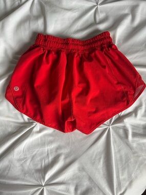 Lululemon Women's Red Athletic Running Shorts 2.5 | Size 0